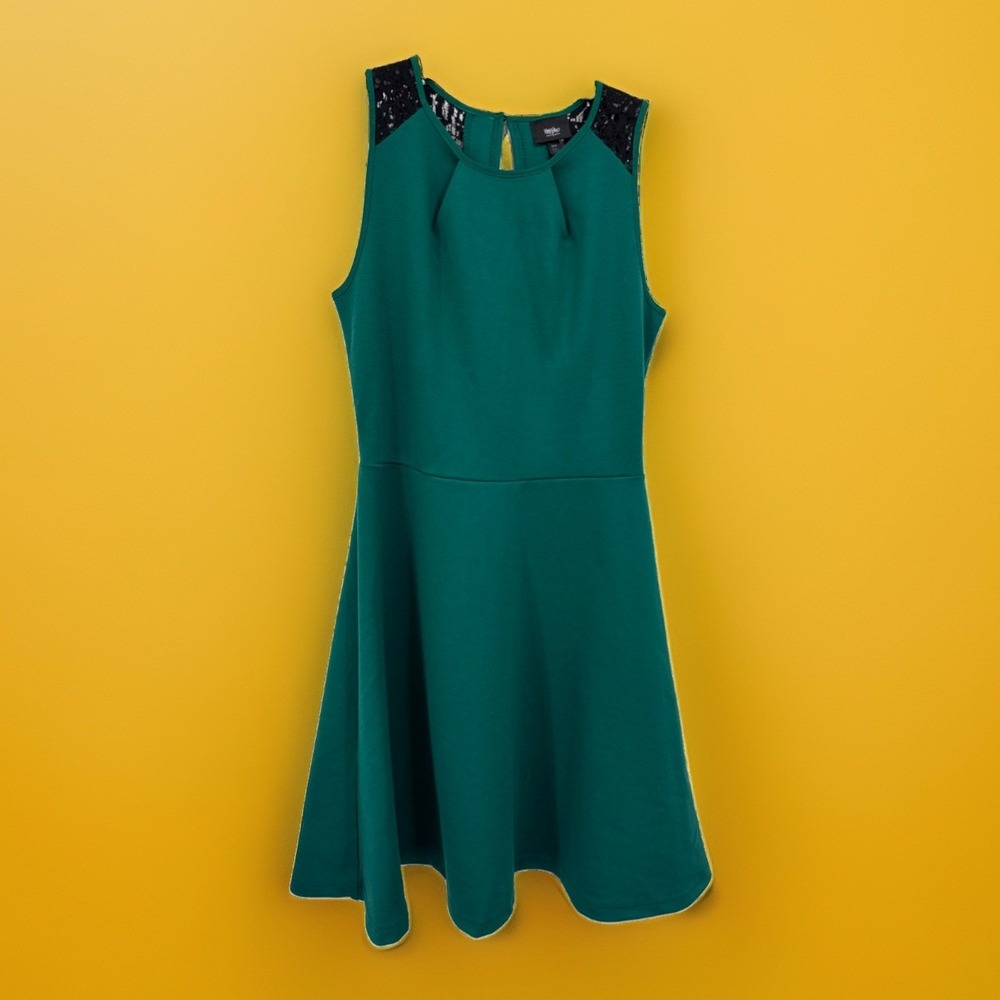 Mossimo Green midi dress